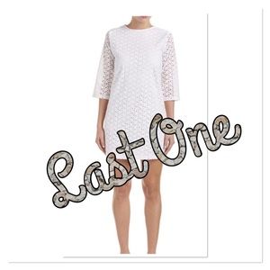 🚨CLOSET CLOSING🚨 White Eyelet Shift Dress